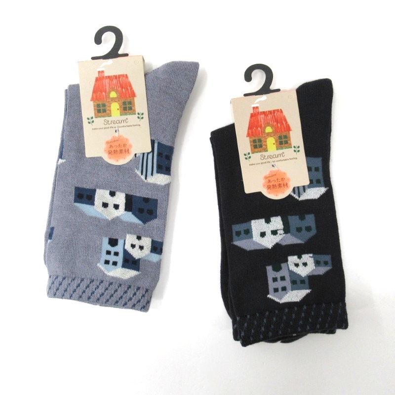 STREAM 家柄クルーソックス